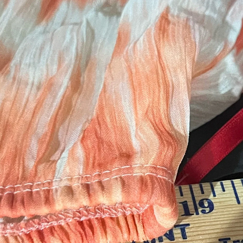 Ruby Rd Coral/Orange Skirt